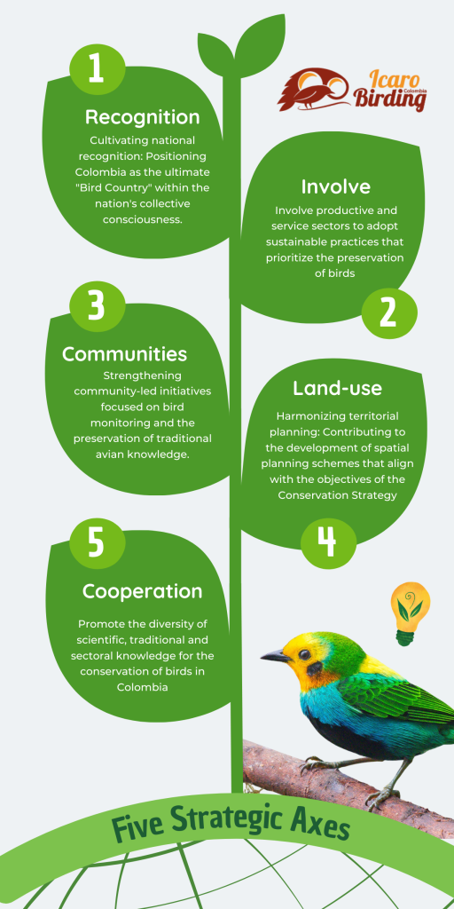 birds in colombia preservation strategic